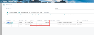 Dynamics Business Central - General Journals Lines -Simple accounting entries