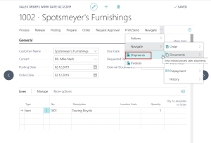 Dynamics-365-Business-Central-Access-Shipments