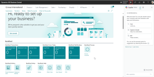 Dynamics Business Central - Activate Copilot Chat