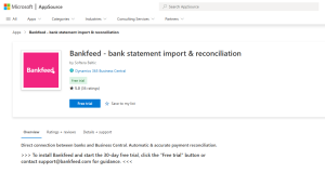 Dynamics-Business-Central-Bankfeeed-in-Microsoft-AppSource