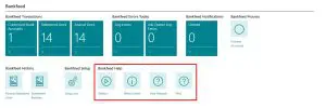 Bankfeed - Role Center Learning Section