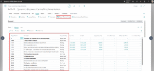 Dynamics Business Central - Project Card.- Project Task Numbers