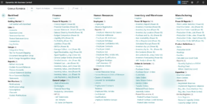Dynamics Business Central - All groups Expanded
