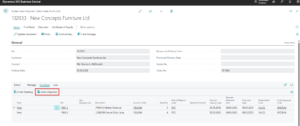 Dynamics Business Central - Posted Sales Shipment - Undo shipment