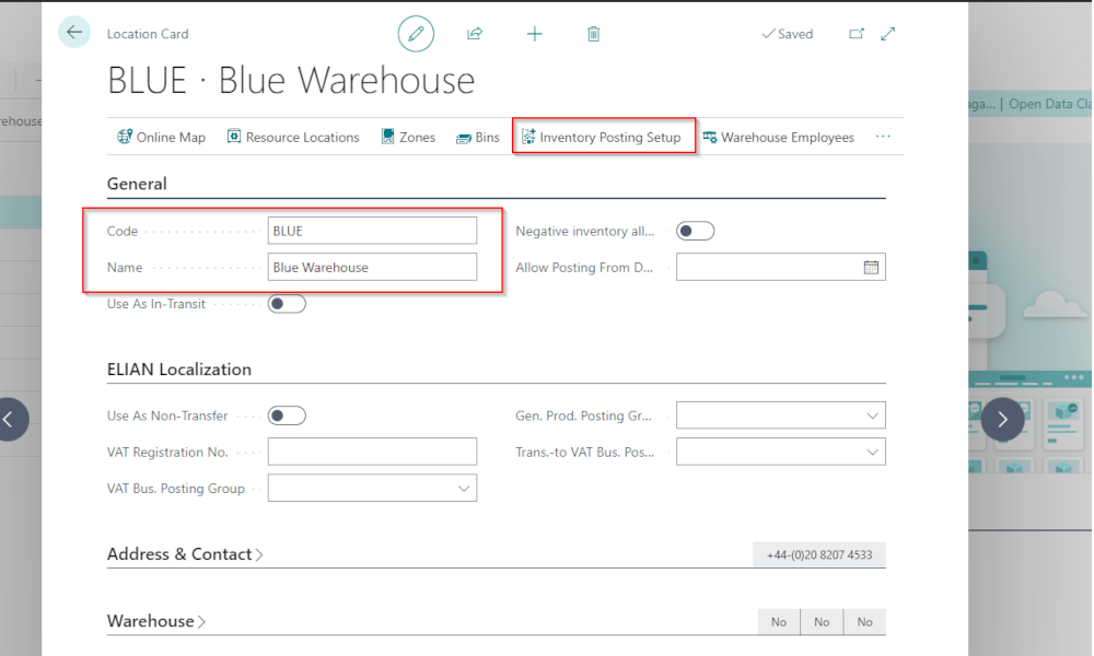 How to Set Up Locations in Business Central - Elian Solutions