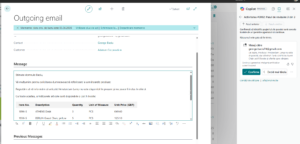 Agent AI Vânzări Business Central - Revizuire mesaj ofertă